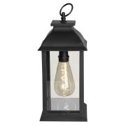 Luxform Batteridriven bordslykta LED Black Lantern T10-lampa