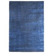 vidaXL Tvättbar matta vikbar marinblå 160x230 cm polyester