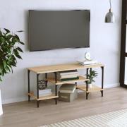 vidaXL Tv-bänk sonoma-ek 102x35x45,5 cm konstruerat trä