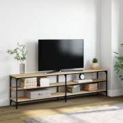 vidaXL Tv-bänk sonoma-ek 180x30x50 cm konstruerat trä och metall