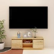 vidaXL TV-bänk 110x30x40 cm massivt granträ