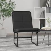 vidaXL Loungestol svart 54x75x76 cm konstläder