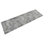 vidaXL Köksmatta maskintvättbar betong 60x180 cm sammet