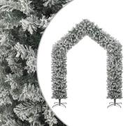 vidaXL Julgransbåge med snö 270 cm