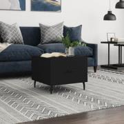 vidaXL Soffbord svart 50x50x40 cm konstruerat trä