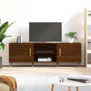 vidaXL Tv-bänk brun ek 150x30x50 cm konstruerat trä