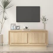 vidaXL Soffbord Sonoma ek 102x50x44 cm konstruerat trä