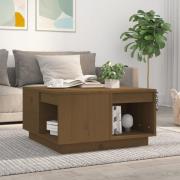 vidaXL Soffbord honungsbrun 60x61x32,5 cm massiv furu