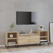 vidaXL Tv-bänk sonoma-ek 160x35x55 cm konstruerat trä