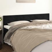 vidaXL Sänggavlar svart 160x5x78/88 cm sammet