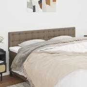 vidaXL Sänggavlar taupe 160x5x78/88 cm tyg