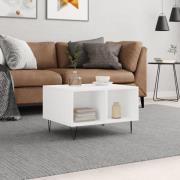 vidaXL Soffbord vit 60x50x36,5 cm konstruerat trä