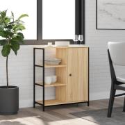 vidaXL Skänk Sonoma Ek 70x30x80 cm Konstruerat trä