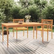 vidaXL Bataviabord 200x100x75 cm massiv teak