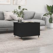 vidaXL Soffbord svart 60x44,5x45 cm konstruerat trä