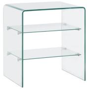 vidaXL Soffbord 50x40x56 cm härdat glas