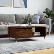 vidaXL Soffbord brun ek 90x50x36,5 cm konstruerat trä