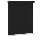 vidaXL Rullgardin utomhus 120x140 cm svart