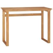 vidaXL Skrivbord 100x45x75 cm massiv teak