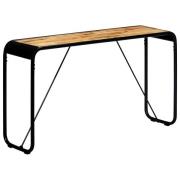 vidaXL Avlastningsbord 140x35x76 cm massivt grovt mangoträ