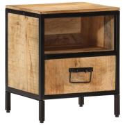 vidaXL Sängbord 40x35x50 cm massivt mangoträ