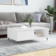 vidaXL Soffbord vit 90x60x35 cm konstruerat trä