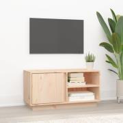 vidaXL Tv-bänk 80x35x40,5 cm massiv furu