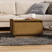 vidaXL Soffbord honungsbrun 55x56x32 cm massiv furu