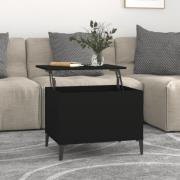 vidaXL Soffbord svart 60x44,5x45 cm konstruerat trä