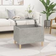 vidaXL Soffbord betonggrå 60x44,5x45 cm konstruerat trä
