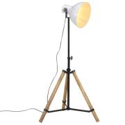 vidaXL Golvlampa 25 W vit 75x75x90-150 cm E27