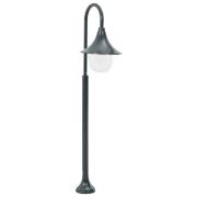 vidaXL Lyktstolpe för trädgård E27 120 cm aluminium mörkgrön