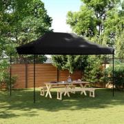 vidaXL Pop-Up hopfällbart partytält 440x292x315 cm svart