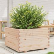 vidaXL Odlingslåda 80x80x49,5 cm massivt furuträ