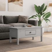vidaXL Soffbord BODO grå 100x55x46 cm massiv furu