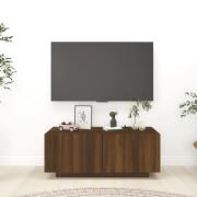 vidaXL Tv-bänk brun ek 100x35x40 cm konstruerat trä