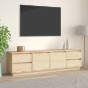 vidaXL Tv-bänk 176x37x47,5 cm massiv furu