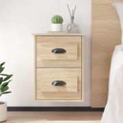 vidaXL Väggmonterade sängbord 2 st sonoma-ek 41,5x36x53cm