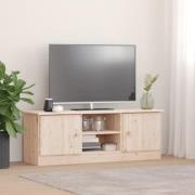 vidaXL Tv-bänk ALTA 112x35x41 cm massiv furu