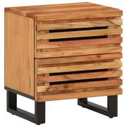 vidaXL Nattduksbord 40x34x46 cm massivt akaciaträ
