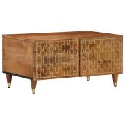 vidaXL Soffbord 80x50x40 cm massivt mangoträ