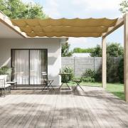 vidaXL Markis vertikal beige 100x420 cm oxfordtyg