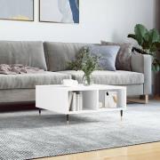vidaXL Soffbord vit 60x60x30 cm konstruerat trä