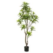 Emerald Konstväxt Dracaena-träd 155 cm grön