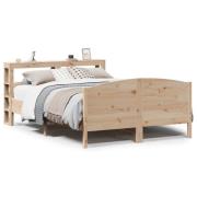 vidaXL Sängram utan madrass 150x200 cm massiv furu