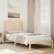 vidaXL Sängram utan madrass extra lång 100x220 cm massivt trä