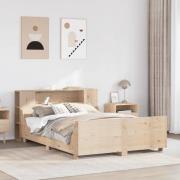 vidaXL Sängram utan madrass 150x200 cm massiv furu