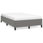vidaXL sängram utan madrass mörkgrå 120x190 cm tyg