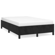 vidaXL sängram utan madrass mörkgrå 120x190 cm sammet