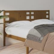 vidaXL Sänggavel honungsbrun 206x4x100 cm massiv furu
